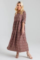 546662 RISE Платье Коричневый