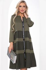 П11439 LT Collection Платье хаки