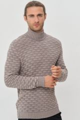 7232-15042-6400173/800204 Джемпер NEWVAY Титаниум/какао