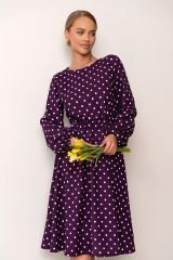 546216 Open-style Платье фиолетовый/белый