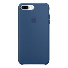 Силиконовый чехол для iPhone 7 Plus / 8 Plus глубокий синий (Ocean Blue)