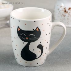 4503183 ружка Доляна «Котик», 350 мл