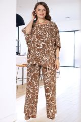 272665 RISE Брюки Коричневый, бежевый