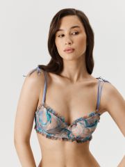 Бюстгальтер 31204111408 синий принт Infinity Lingerie