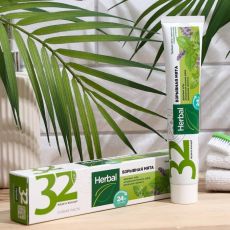 97356 Modum. Паста зубная 32 Жемчужины Herbal Взрывная мята, 100 г
