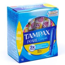 4795505 Тампоны с аппликатором Tampax Compak Pearl Regular Duo, 16 шт