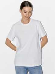 OmT_D1202 Футболка женская прямая, CO Omsa Футболка Bianco (Белый)