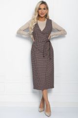 П11297 Сарафан LADY TAIGA Коричневый