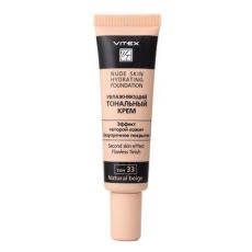 028513   Biтэкс NUDE SKIN Hydrating Foundation. Увлажняющий тональный крем, тон 33 Natural beige, 30 мл