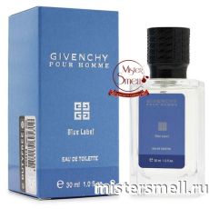 Мини тестер супер-стойкий NEW 30 ml Givenchy Blue Label Pour Homme