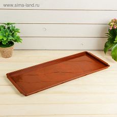 ЦЕНА ЗА 2 ШТ! 3122719 Поддон для рассады, 50 × 20,5 × 1,5 см, цвет МИКС