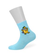 Omsa Носки OMSA kids Calzino 21S03 с фруктами на резинке Blu Сhiaro (Голубой)