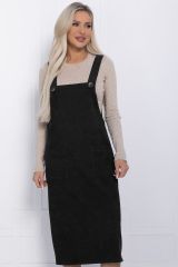 П12254-2 LT Collection Сарафан серо-коричневый