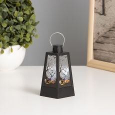 Фигурка светящаяся RISALUX «Привидение», LED-ночник, 3×LR1130, чёрный, 4.4×4.4×9.4 см