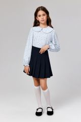 20240260239 Блуза ACOOLA Голубой принт