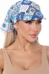 КК46 LT Collection Косынка белый, голубой