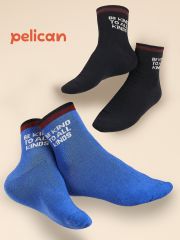 BEG3322(2) PELICAN Носки Джинс/черный