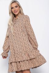 П10936 Платье LADY TAIGA Бежевое