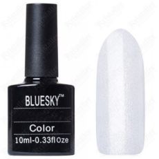 Bluesky Гель-лак для ногтей / Classic 100 SH, белый с шиммером, 10 мл