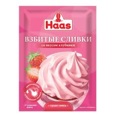 ЦЕНА ЗА 3 ШТ Взбитые сливки со вкусом клубники, 45 г 9899304