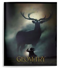 Тетрадь 48 л.Геометрия А5 кл. скреп. LOREX DEMONS INSIDE мел. карт. запечатка форзаца, фольга