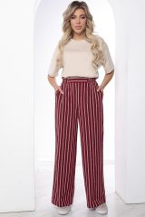 Б8548 Брюки LADY TAIGA Бордо
