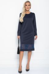 П11119 LT Collection Платье тёмно-синий