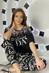424607 Натали Футболка черный