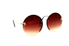 Солнцезащитные очки 2021- Gucci 9041 коричневый Коричневый
