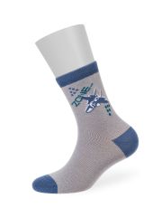 Omsa Носки OMSA kids Calzino 23Р63 (Самолёты) Grigio (Серый)