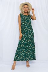 532727 LT Collection Платье изумрудный
