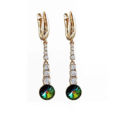 Серьги с кристаллами Swarovski