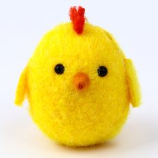 Мягкая игрушка на пасху «Цыплёнок» на подвесе, 6 см, МИКС