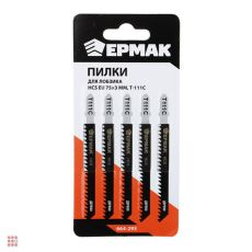 Пилки для эл.лобзика (HCS EU 75х3мм.) T-111C (дер., гр.рез.), 5шт