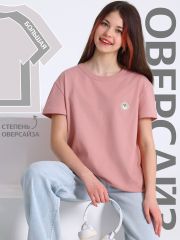 516924 Апрель Футболка светло-розовый