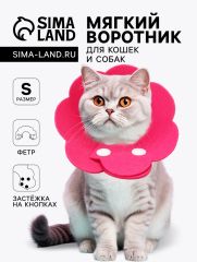 Ветеринарный воротник из фетра 