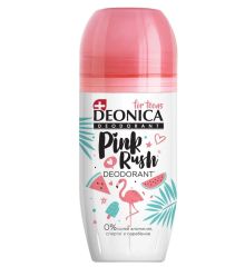 Дезодорант детский Deonica Pink Rush ролик, 50 мл 4559178