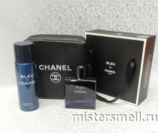 Подарочный набор духи ЛЮКС качества + дезодорант Bleu de Chanel