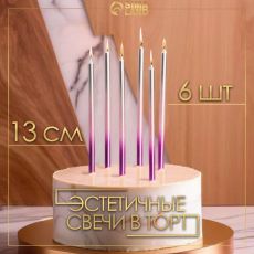 ЦЕНА ЗА 3 НАБОРА! Свечи в торт 