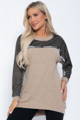 502507 LT Collection Джемпер кофейный