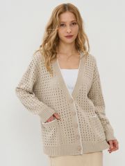 Кардиган женский 9241-91041 св.верба/белый VAY