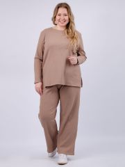 526546 Malina Костюм кофейный