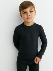 Omsa Лонгслив OMSA kids 431 3D Лонгслив для мальчика «Термо» Grigio Scuro (Серый)