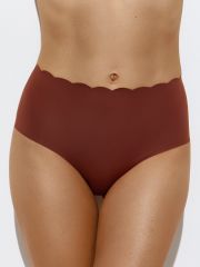 3. OmD 2232B Invisible Slip Maxi (лазерная обработка края), PA Omsa Трусы Terracotta (Оранжевый)