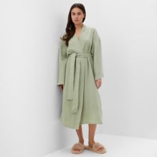 Халат домашний женский KAFTAN Basic размер 40-42, зеленый