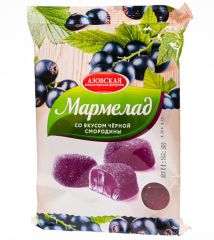 Мармелад со вкусом Черной смородины желейный 300г АКФ, шт