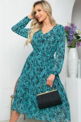 П5328 LT Collection Платье бирюзовый