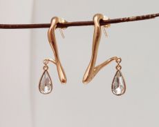 Серьги с кристаллами Swarovski