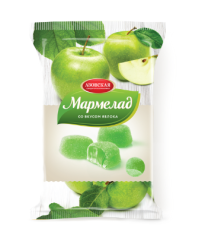Мармелад со вкусом Яблока желейный 300гт АКФ, шт