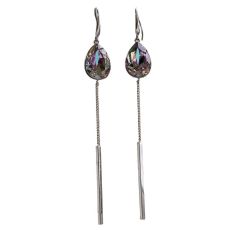 Серьги с кристаллами Swarovski
